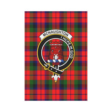 Load image into Gallery viewer, Mcnaughton Tartan Flag Clan Badge