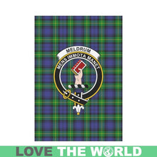 Load image into Gallery viewer, Meldrum Tartan Flag Clan Badge K7