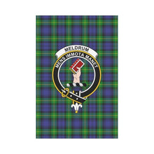 Load image into Gallery viewer, Meldrum Tartan Flag Clan Badge