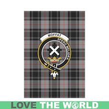 Load image into Gallery viewer, Moffat (Moffitt) Tartan Flag Clan Badge K7