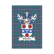 Load image into Gallery viewer, Morton Tartan Flag - Clan Badge K9