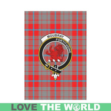 Load image into Gallery viewer, Moubray Tartan Flag Clan Badge K7