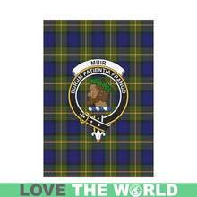 Load image into Gallery viewer, Muir (Moore) Tartan Flag Clan Badge K7