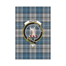 Load image into Gallery viewer, Napier Tartan Flag Clan Badge