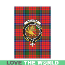 Load image into Gallery viewer, Nicolson Tartan Flag Clan Badge K7