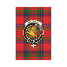 Load image into Gallery viewer, Nicolson Tartan Flag Clan Badge