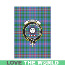 Load image into Gallery viewer, Pitcairn Hunting Tartan Flag Clan Badge K7