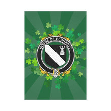 Load image into Gallery viewer, Ireland Garden Flag - House Of Plunkett | Special Custom Made | Love Ireland