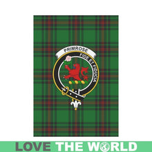 Load image into Gallery viewer, Primrose Tartan Flag Clan Badge K7