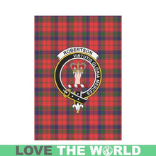 Load image into Gallery viewer, Robertson Tartan Flag Clan Badge K7