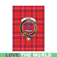 Load image into Gallery viewer, Rose Tartan Flag Clan Badge K7