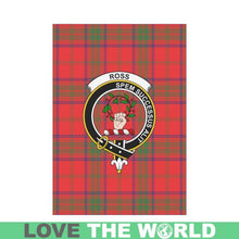 Load image into Gallery viewer, Ross Tartan Flag Clan Badge K7