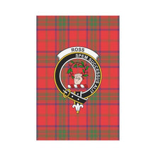 Load image into Gallery viewer, Ross Tartan Flag Clan Badge