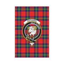 Load image into Gallery viewer, Ruthven Tartan Flag Clan Badge