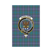 Load image into Gallery viewer, Sandilands Tartan Flag Clan Badge