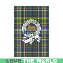 Load image into Gallery viewer, Scott Tartan Flag Clan Badge K7