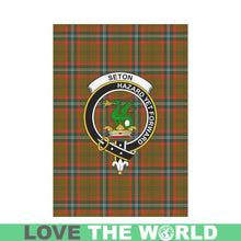 Load image into Gallery viewer, Seton Tartan Flag Clan Badge K7