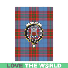 Load image into Gallery viewer, Spalding Tartan Flag Clan Badge K7