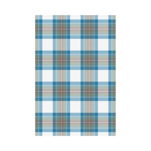 Stewart Muted Blue Tartan Flag