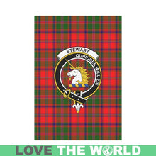 Load image into Gallery viewer, Stewart Of Appin Tartan Flag Clan Badge K7