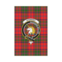 Load image into Gallery viewer, Stewart Of Appin Tartan Flag Clan Badge