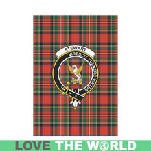 Load image into Gallery viewer, Stewart Tartan Flag Clan Badge K7