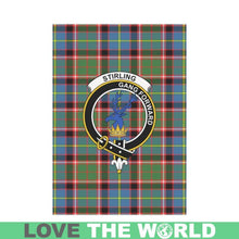 Load image into Gallery viewer, Stirling (Of Cadder-Present Chief) Tartan Flag Clan Badge K7
