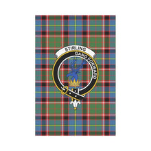 Load image into Gallery viewer, Stirling (Of Cadder-Present Chief) Tartan Flag Clan Badge
