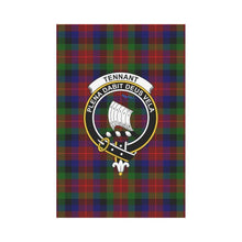 Load image into Gallery viewer, Tennant Tartan Flag Clan Badge