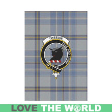 Load image into Gallery viewer, Tweedie Tartan Flag Clan Badge K7